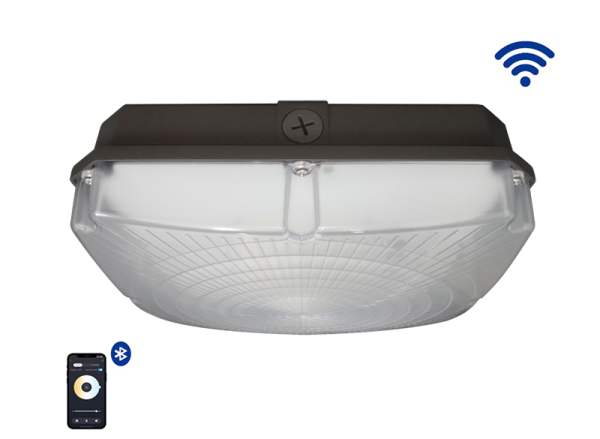 Smart canopy light with bluetooth wifi wireless control stystem