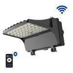 led wall pack light with smart lighting control system